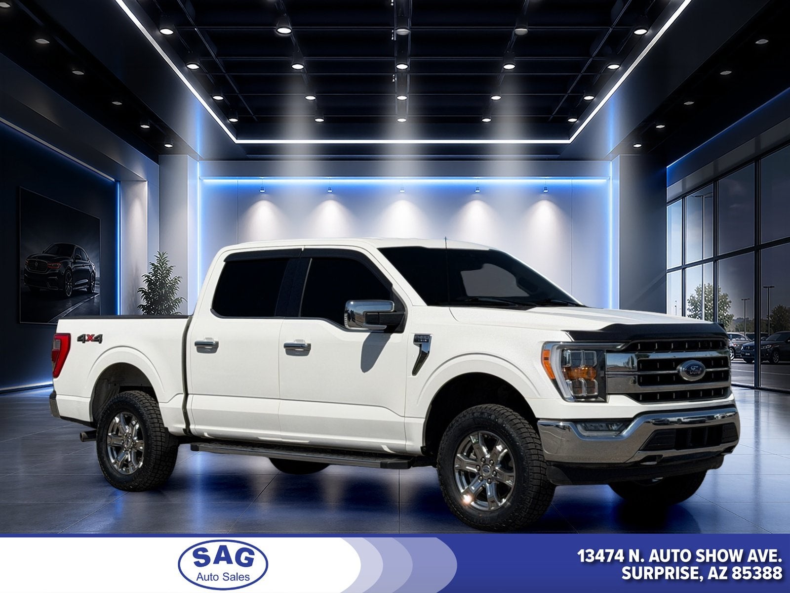 2021 Ford F-150 LARIAT in Other — front three-quarter view