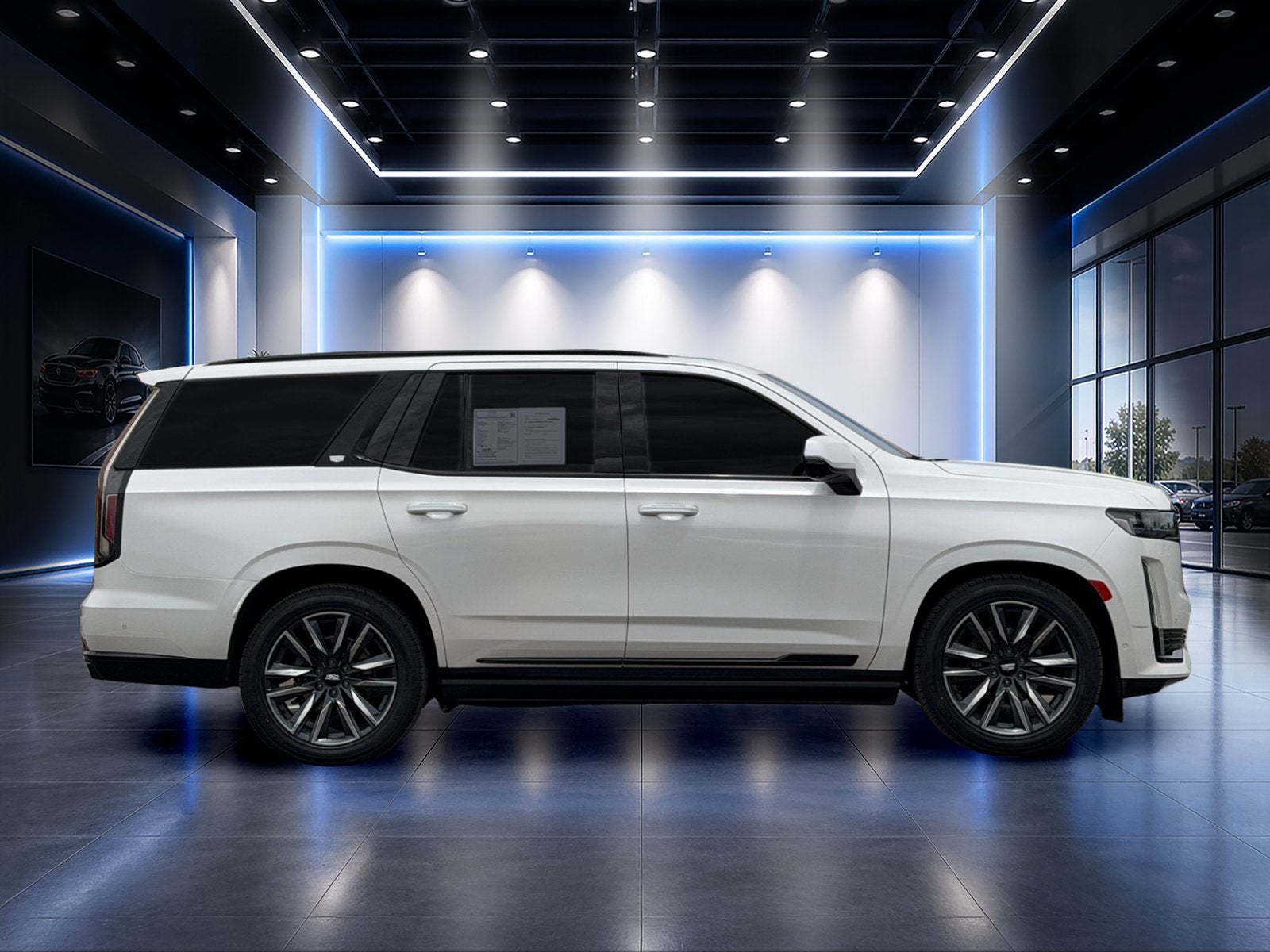 2022 Cadillac Escalade — rear three-quarter view